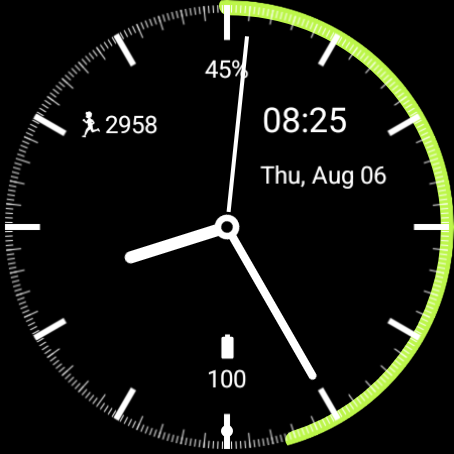 Memento life-progress watchface